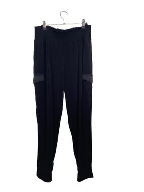 Calvin Klein Black Pull-On Cargo Joggers - Size L